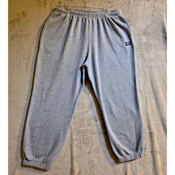 Everlast Sport Men’s Sweatpants XL Gray Relaxed Fit Joggers Elastic Waist Pocket - Picture 5 of 12